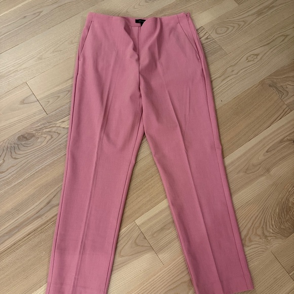 ANN TAYLOR PINK  SKINNY ANKLE DRESS PANTS 10 - Picture 1 of 6